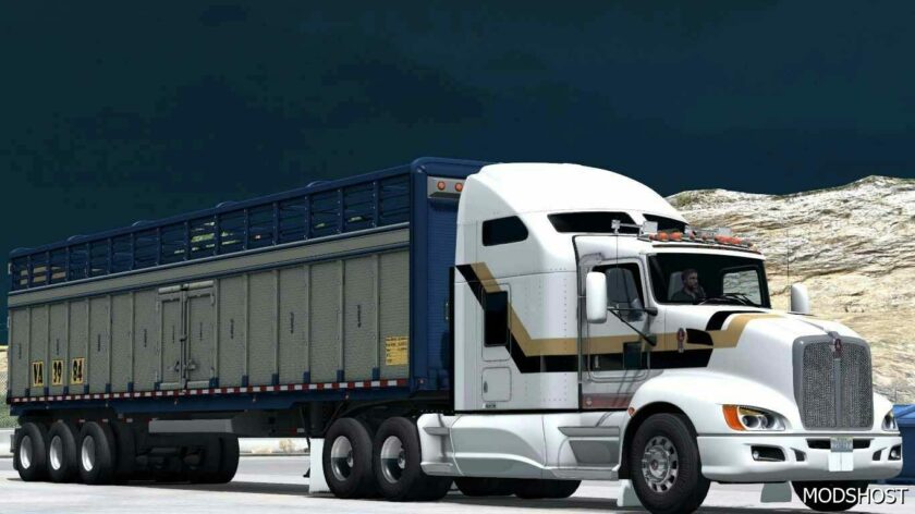 ATS Kenworth Truck Mod: T660 FP-J91 1.48.5 (Featured)