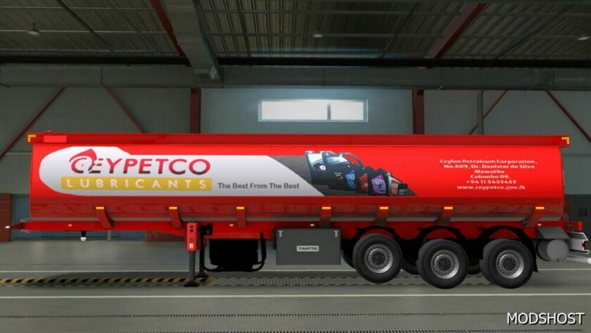 ETS2 Mod: Mammut Ceypetco Fuel Trailer Fixed 1.48.5 (Featured)