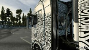 ETS2 Scania Mod: S – Camouflage Prototype Skin + Trailers Guido LA Vespa (Image #3)