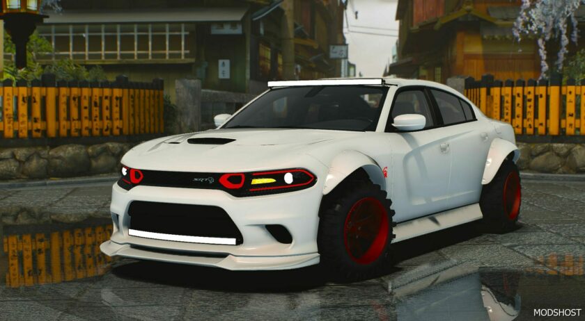 GTA 5 Dodge Vehicle Mod: Charger Widebody Lifted Edition (Featured)