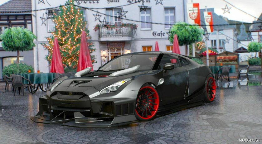 GTA 5 Nissan Vehicle Mod: Skyline R35 Widebody Legend Edition (Featured)