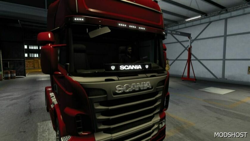 ETS2 Scania Part Mod: Windshield Board (Featured)