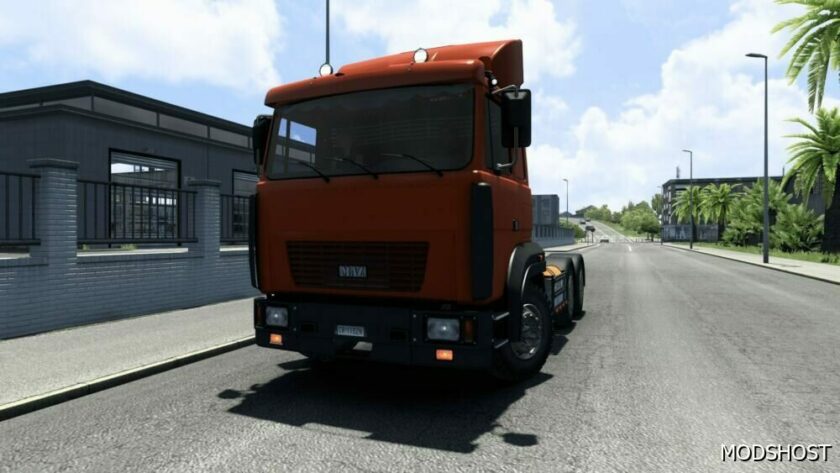 ETS2 MAZ Truck Mod: 6422M 1.48 (Featured)