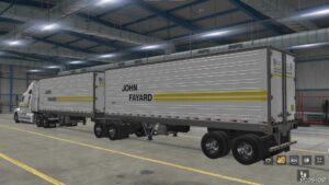 ATS Skin Mod: John Fayard Trucking 1.48 (Image #2)