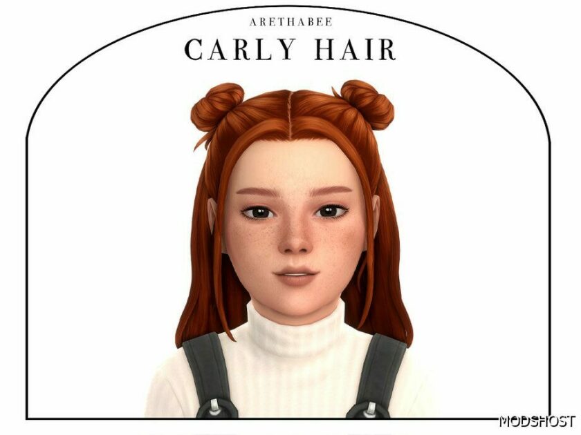 Sims 4 Kid Mod: Carly Hair (Children) (Featured)