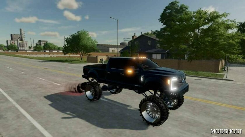 FS22 Ford Car Mod: F350 Anylevel (Featured)