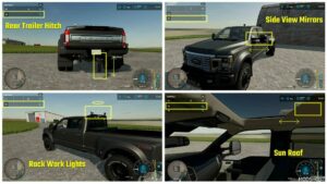 FS22 Ford Car Mod: 2020 Ford Super-Duty Limited V2.0.0.5 (Image #3)