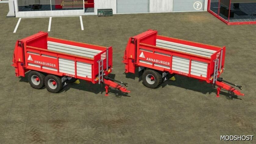 FS22 Annaburger Trailer Mod: HTS 11D.04 Spreaders V1.0.2 (Featured)