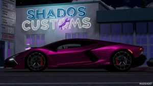 BeamNG Lamborghini Car Mod: 2023 Lamborghini Revuelto V1.1 Update 0.30 (Image #3)