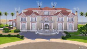 Sims 4 House Mod: Cliffside Estate No CC (Image #2)