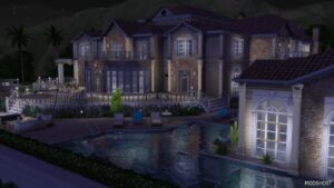 Sims 4 House Mod: Cliffside Estate No CC (Image #4)