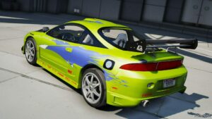 GTA 5 Mitsubishi Vehicle Mod: Eclipse Fast AND The Furious (Image #3)