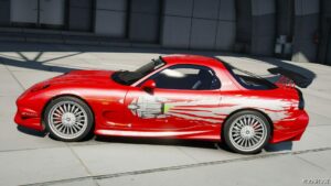 GTA 5 Mazda Vehicle Mod: RX-7 Fast AND The Furious (Image #2)