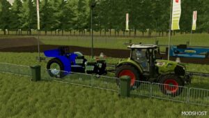 FS22 Mod: Blue Modified Pulling Tractor (Image #4)