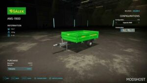 FS22 Trailer Mod: ANS 1900 (Image #3)