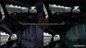 ETS2 Renault Mod: CMI Renault T Range Peaky Interior Bundle (Image #3)