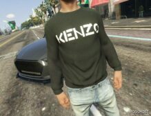 GTA 5 Player Mod: Kenzo Jumper SET for MP Male (Image #4)