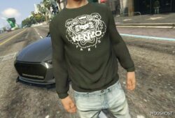 GTA 5 Player Mod: Kenzo Jumper SET for MP Male (Image #5)