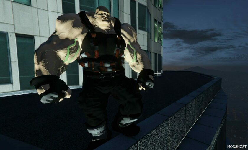 GTA 5 Player Mod: Bane OP Deluixe Addon PED (Featured)