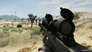 GTA 5 Weapon Mod: Barrett M107A1 + M82A3 29Inch + 20Inch V3.1 (Image #2)