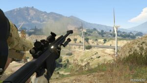 GTA 5 Weapon Mod: Barrett M107A1 + M82A3 29Inch + 20Inch V3.1 (Image #5)