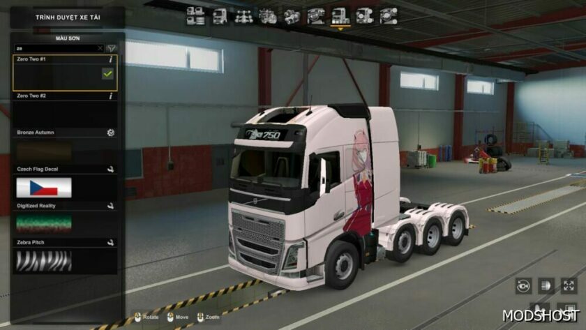 ETS2 Volvo Skin Mod: FH Zero TWO 1.40 – 1.48 (Featured)