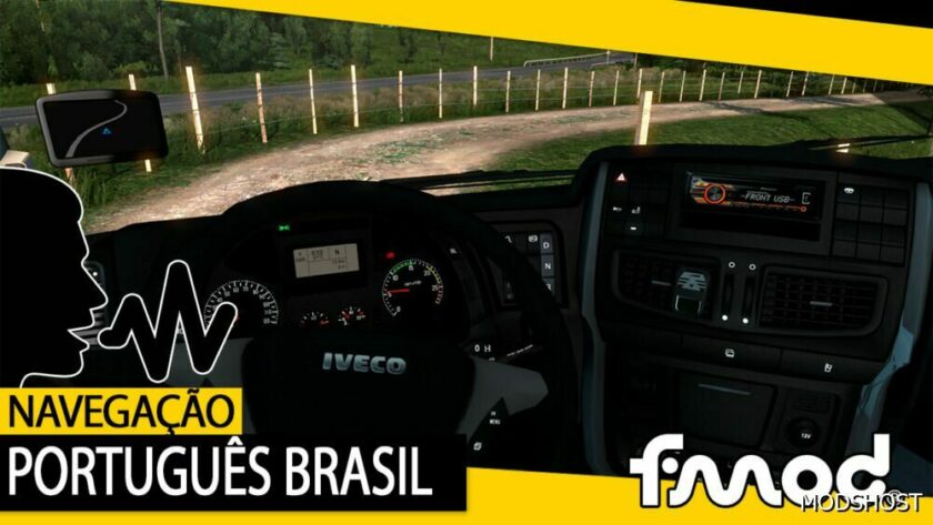 ETS2 Brazil Sound Mod: ian Voice Navigation V2.0 (Featured)