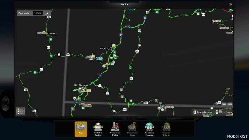 ATS Mod: Ultra Zoom Map 1.40-1.49 (Featured)