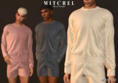 Sims 4 Teen Clothes Mod: Mitchel SET (Featured)