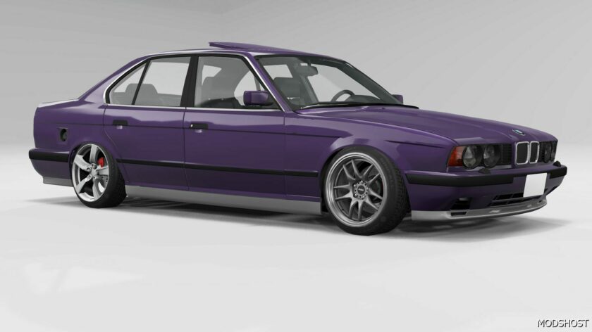 BeamNG BMW Car Mod: E34 2.6 0.30 (Featured)