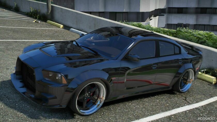 GTA 5 Dodge Vehicle Mod: 2012 Dodge Charger SRT8 (Featured)