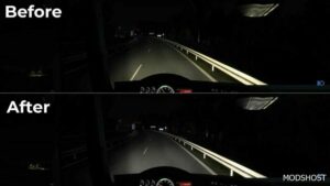 ETS2 Headlights Part Mod: Improved Headlights for SCS Trucks V1.1.1 (Image #2)