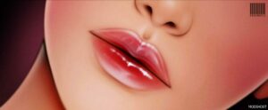 Sims 4 Lipstick Makeup Mod: LIP Gloss N12 (Featured)