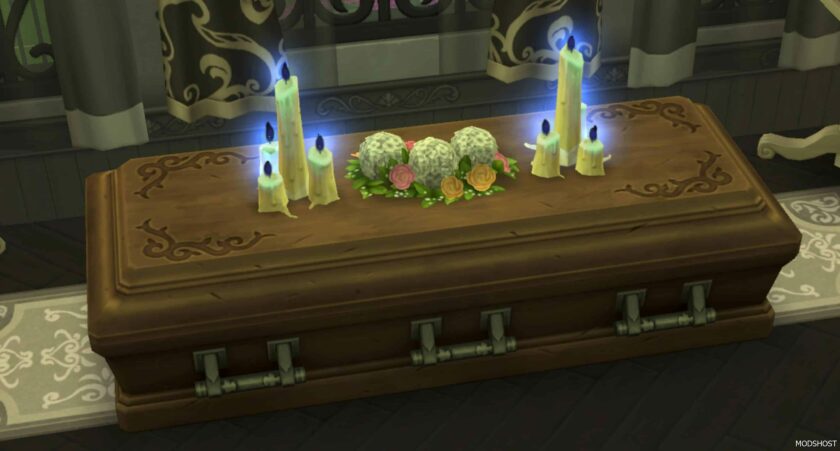 Sims 4 Object Mod: Palumbo Family Totally Legit Funeral Home Presents: Coffee Tables (Featured)