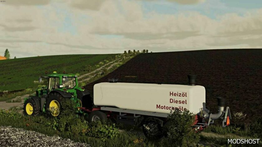 FS22 Trailer Mod: OLD Liquid Manure Tanker with Lower Filler V1.5 (Featured)