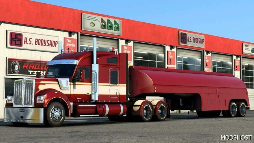 ATS Mod: 50’S Fruehauf Tanker Trailer V1.3 1.49 (Featured)