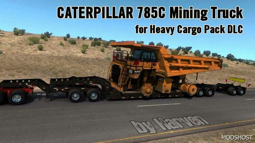 ATS Caterpillar Mod: 785C Mining Truck for Lowboy Trailer V1.4 1.49 (Featured)