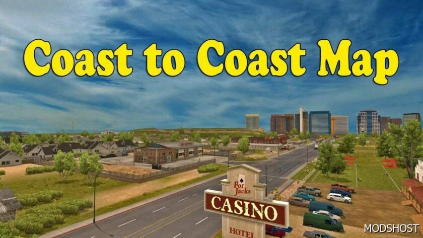 ATS Mod: Coast to Coast Map – V2.14.49.0 (Featured)