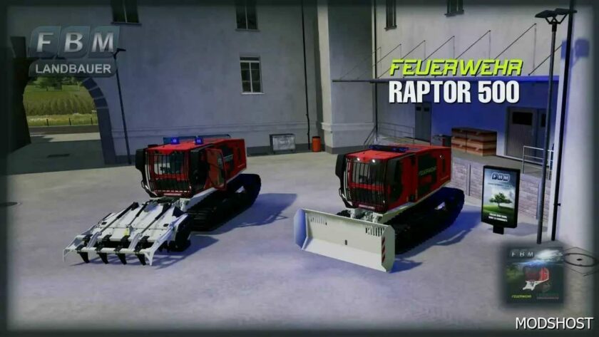 FS22 Vehicle Mod: Fire Department Raptor 500 (Featured)