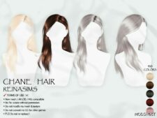 Sims 4 Female Mod: Chane Hair (Image #2)