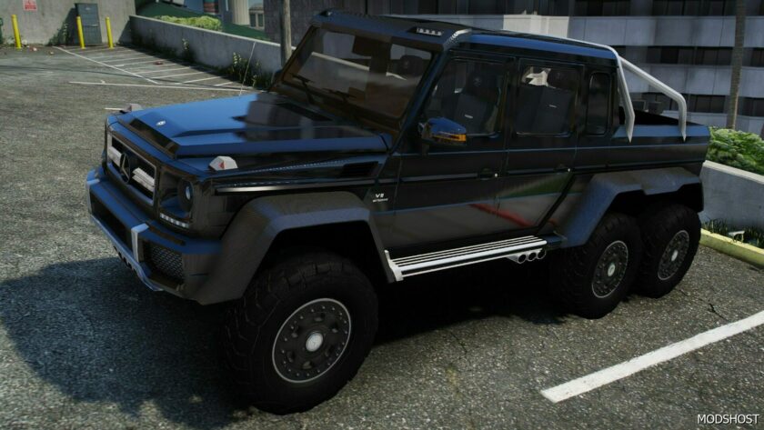 GTA 5 Mercedes-Benz Vehicle Mod: G63 AMG 6×6 (Featured)