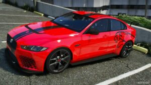 GTA 5 Jaguar Vehicle Mod: XE SV Project 8 (Featured)