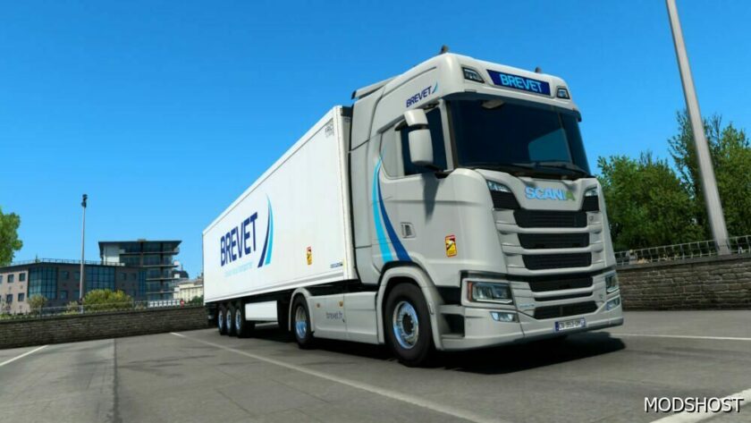 ETS2 Scania Mod: Skin Scania S Brevet (Featured)