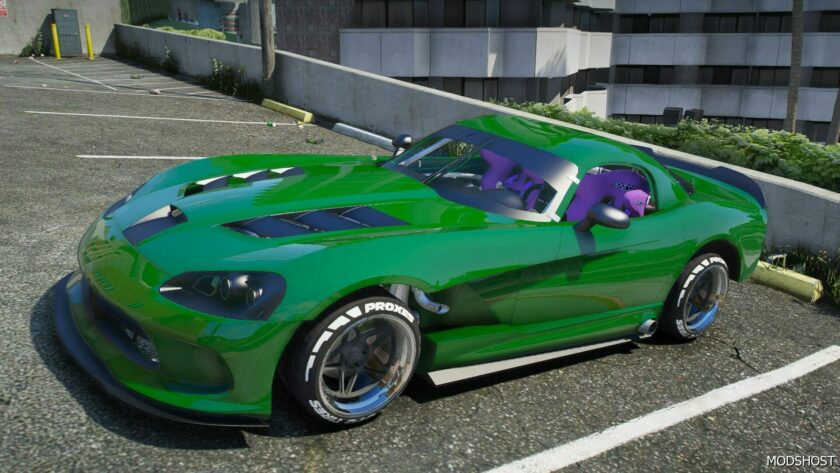 GTA 5 Dodge Vehicle Mod: Viper Drift (Featured)