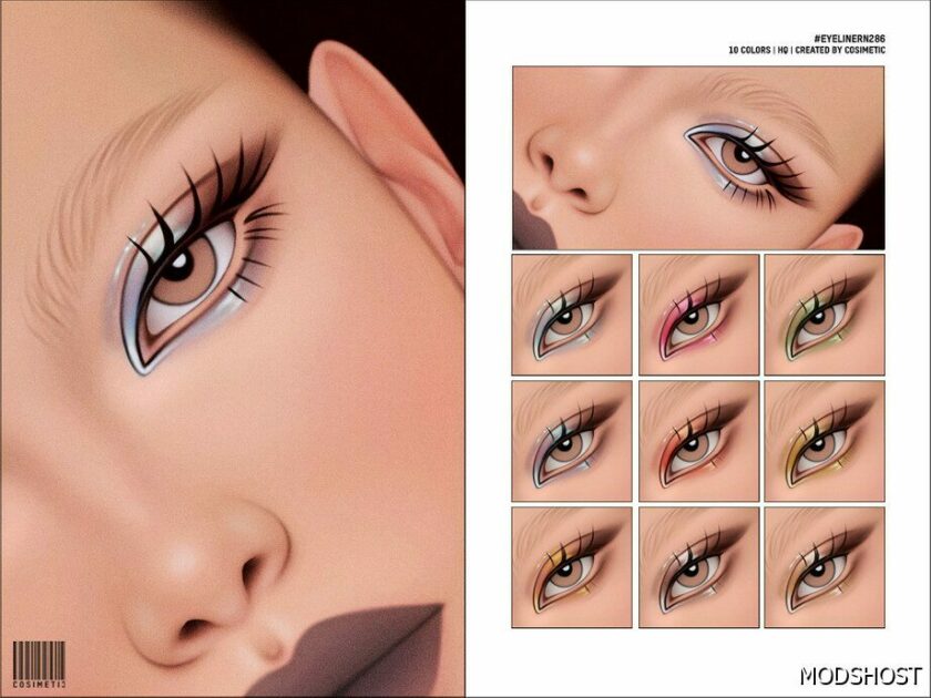 Sims 4 Eyeliner Makeup Mod: N286 (Featured)