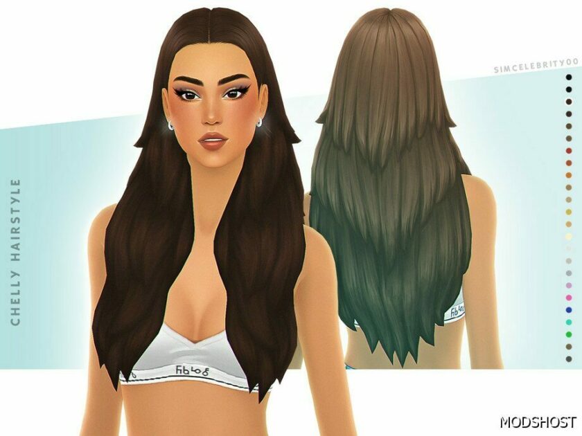 Sims 4 Female Mod: Chelly Hairstyle (Featured)