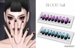 Sims 4 Accessory Mod: Blood Nails (Featured)