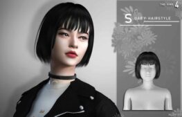 Sims 4 Female Mod: Soary Hairstyle (Featured)