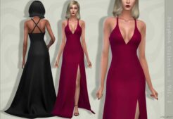 Sims 4 Female Clothes Mod: Radiance Gown (Featured)