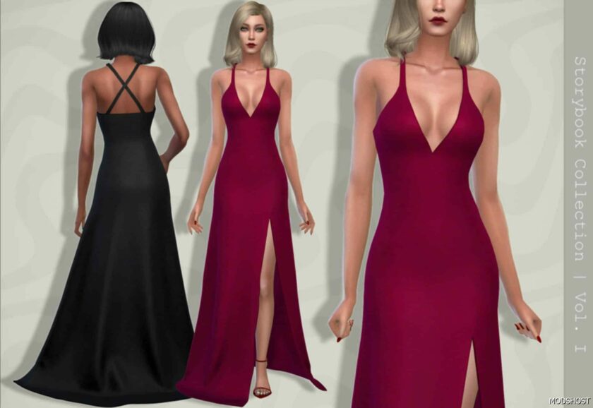 Sims 4 Female Clothes Mod: Radiance Gown (Featured)